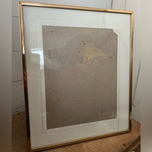 Vintage Gold Toned Frame with Matte for 8x10 photo